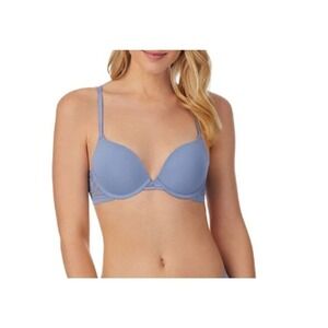 On Gossamer 32DD Bra Sleek Micro Push Up Underwire Multi Wear NEW $50